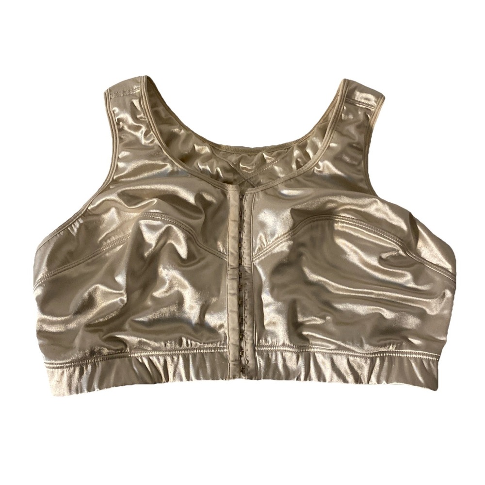 ENELL NL100  Sports Bra Size 5 Front Closure Gold